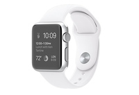 Apple Watch Sport 38 мм, белый спортивный ремешок 130-200 мм
