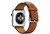 Apple Watch 42 мм, нержавеющая сталь, ремешок золотисто-коричневого цвета с классической пряжкой 150–215 мм