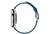 Apple Watch 42 мм, нержавеющая сталь, ремешок цвета «океанская синева» с классической пряжкой 150–215 мм