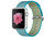 AApple Watch Sport 42 мм, серебристый, ремешок из плетеного нейлона цвета «аквамарин» 145-215 мм