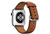 Apple Watch 38 мм, нержавеющая сталь, ремешок золотисто-коричневого цвета с классической пряжкой 130–195 мм
