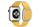 Apple Watch 38 мм, нержавеющая сталь, ремешок цвета «весенняя мимоза» с современной пряжкой 135–150 мм