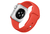 Apple Watch Sport 38 мм, серебристый, оранжевый спортивный ремешок 130-200 мм
