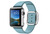 Apple Watch 38 мм, нержавеющая сталь, ремешок цвета «полярная лазурь» с современной пряжкой 135–150 мм