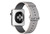 Apple Watch 42 мм, нержавеющая сталь, ремешок из плетеного нейлона жемчужного цвета 145–215 мм