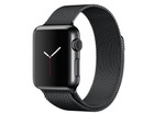 Apple Watch 38 мм, «черный космос», миланский сетчатый браслет цвета «черный космос» 130–180 мм