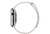 Apple Watch 42 мм, нержавеющая сталь, кожаный ремешок белого цвета 180–210 мм