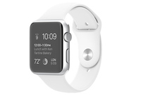 Apple Watch Sport 38 мм «серый космос», черный спортивный ремешок 130-200 мм