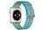 AApple Watch Sport 42 мм, серебристый, ремешок из плетеного нейлона цвета «аквамарин» 145-215 мм