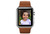 Apple Watch 42 мм, нержавеющая сталь, ремешок золотисто-коричневого цвета с классической пряжкой 150–215 мм
