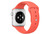 Apple Watch Sport 42 мм, серебристый, спортивный ремешок абрикосового цвета 140-210 мм