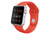 Apple Watch Sport 42 мм серебристый, оранжевый ремешок 140-210 мм