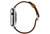 Apple Watch 38 мм, нержавеющая сталь, ремешок золотисто-коричневого цвета с классической пряжкой 130–195 мм